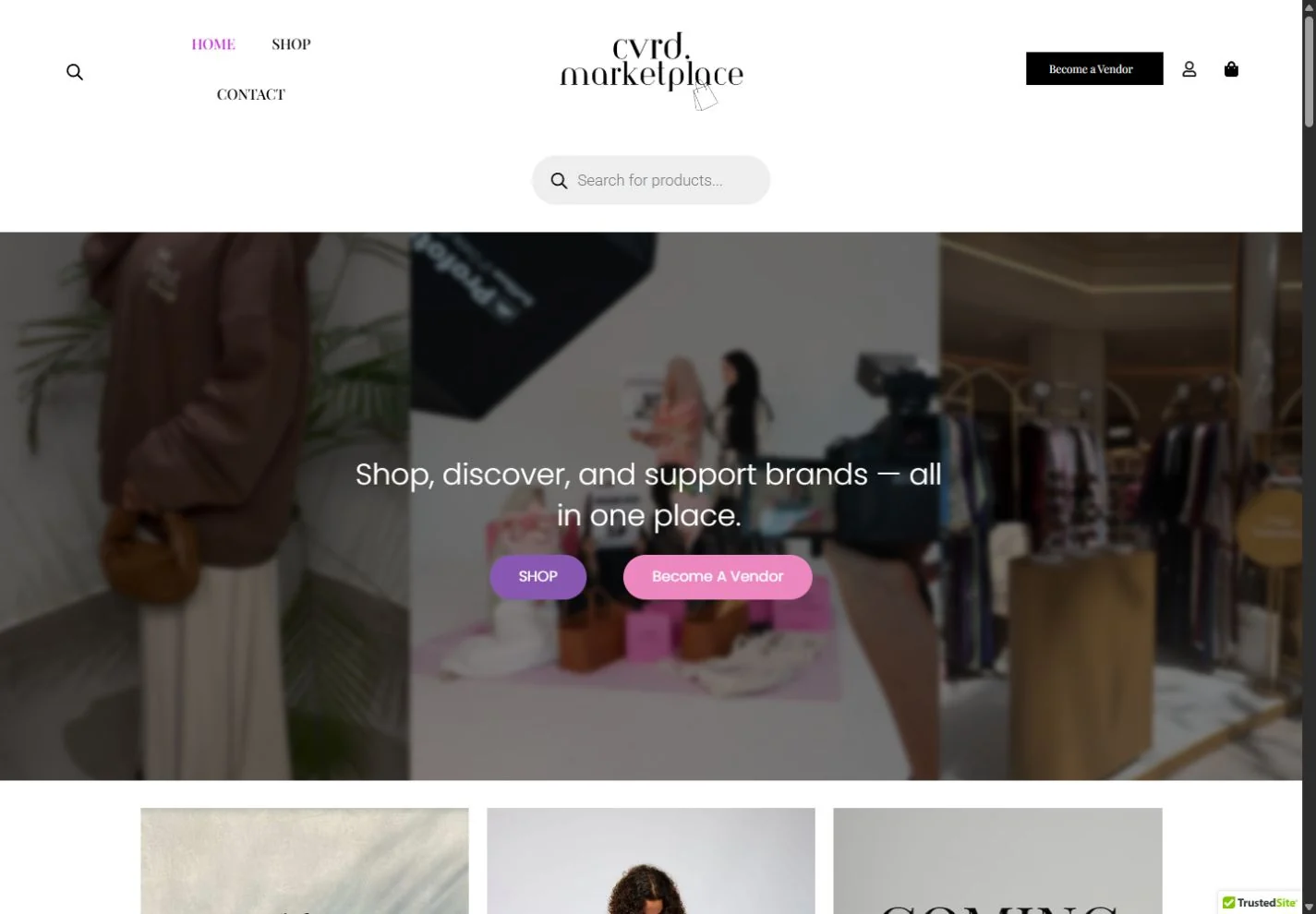CVRD Marketplace website