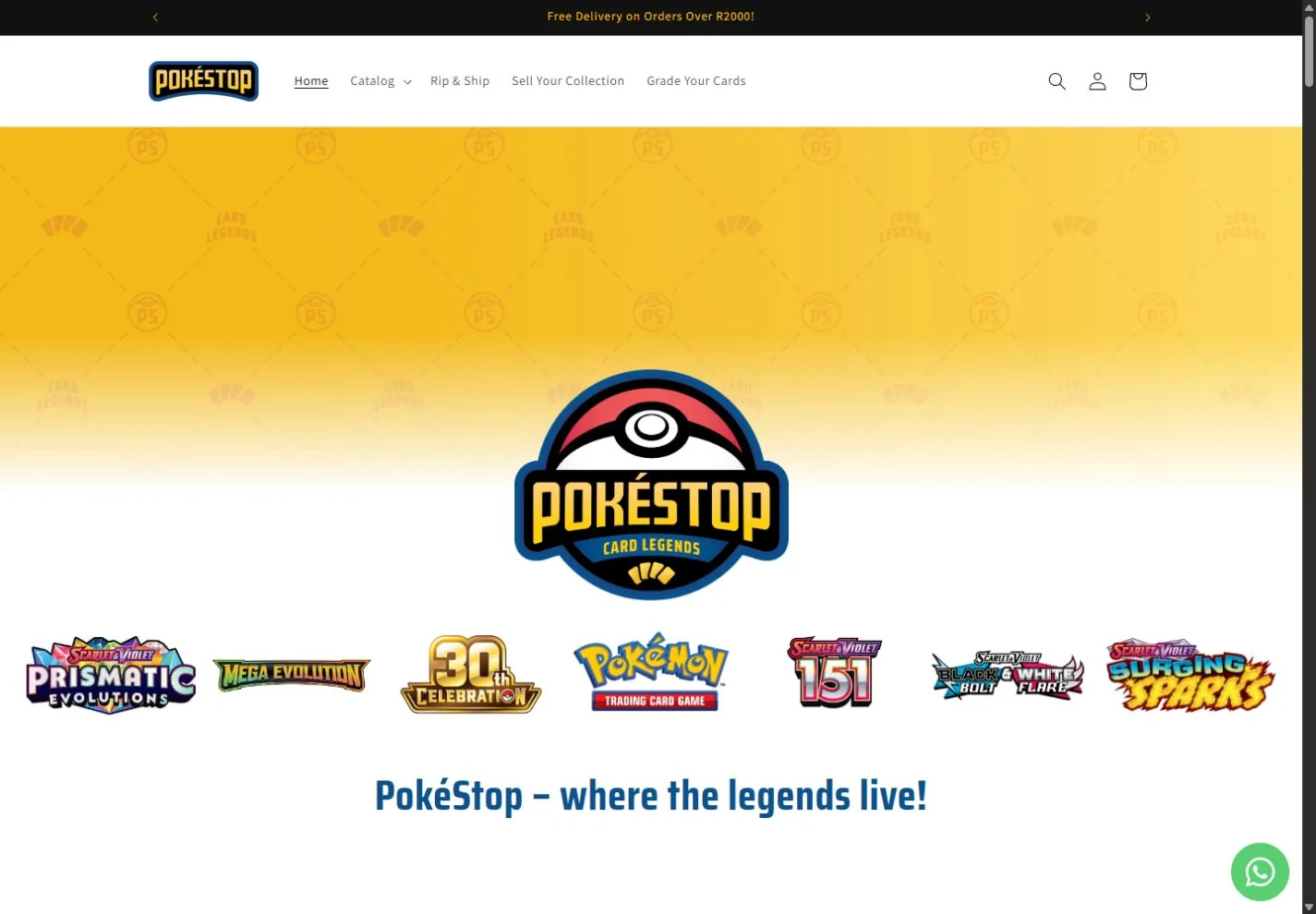 Pokestop website